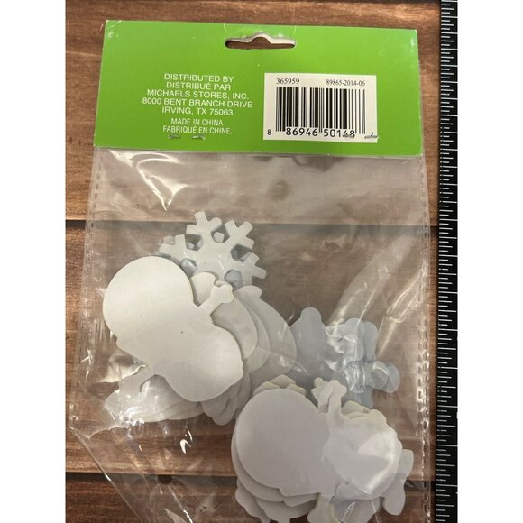 Creatology Holiday Noel Foam Stickers 18 Pc embellishment snowflake 365959 - Picture 5 of 5